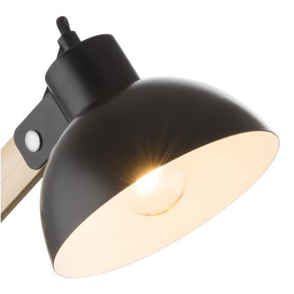 Brilagi - Lampe de table FOCUS 1xE27/40W/230V noire