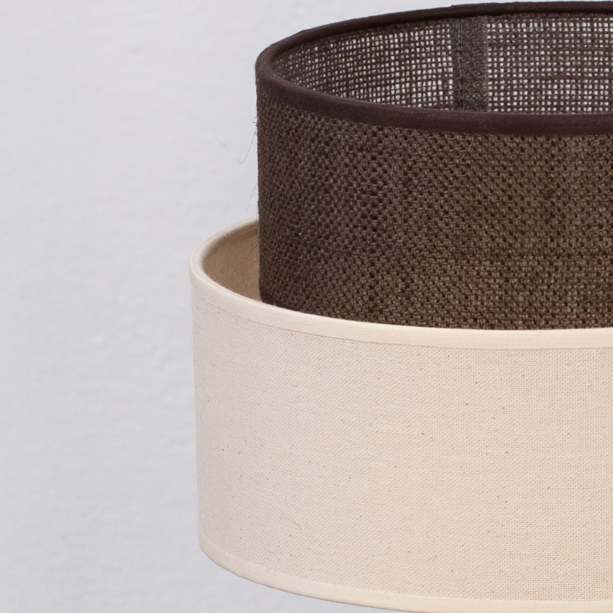 Brilagi - Lampe de table LED BOHO STYLE 1xE27/15W/230V crème/marron