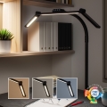 BRILAGI - Lampe de table LED dimmable à commande tactile à pince VARIO LED/24W/230V 3000-6500K IRC 92 noire