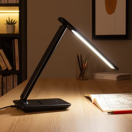 Brilagi - Lampe de table LED dimmable MODO LED/7W/230V 3000/4000/6500K noire