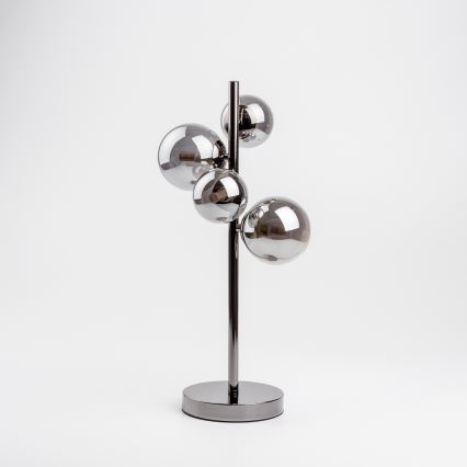 Brilagi - Lampe de table LED MILLA 4xG9/3W/230V chrome brillant/fumé