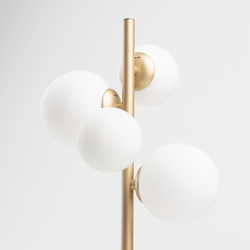 Brilagi - Lampe de table LED MILLA 4xG9/3W/230V doré/blanc