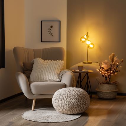 Brilagi - Lampe de table LED MILLA 4xG9/3W/230V doré