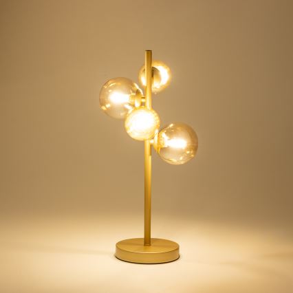 Brilagi - Lampe de table LED MILLA 4xG9/3W/230V doré