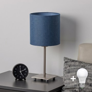 Brilagi - Lampe de table LED NUBILA 1xE27/60W/230V bleu foncé
