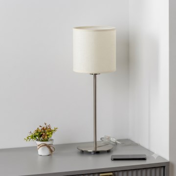 Brilagi - Lampe de table LED NUBILA 1xE27/60W/230V crème