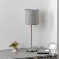 Brilagi - Lampe de table LED NUBILA 1xE27/60W/230V grise