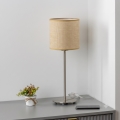 Brilagi - Lampe de table LED NUBILA 1xE27/60W/230V marron clair