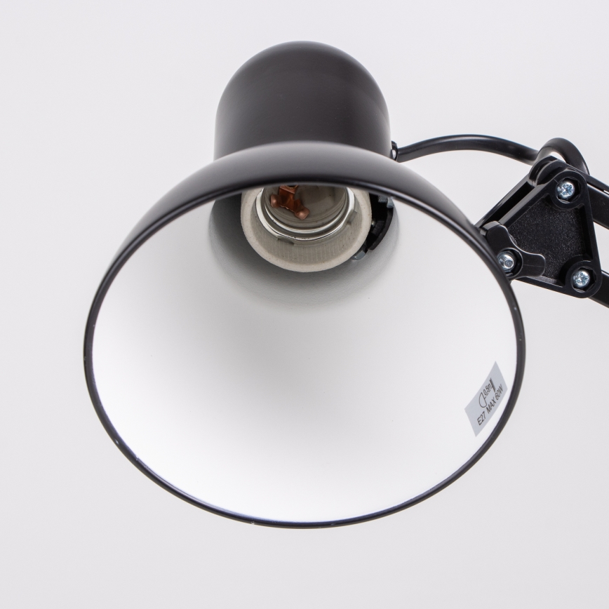 Brilagi - Lampe de table LED ROMERO 1xE27/10W/230V noire