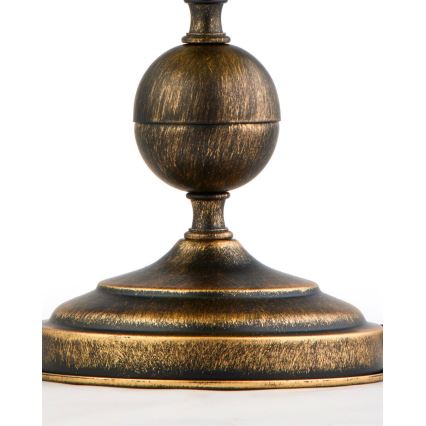 Brilagi - Lampe de table MOLLERO 1xE14/11W/230V bronze/patiné