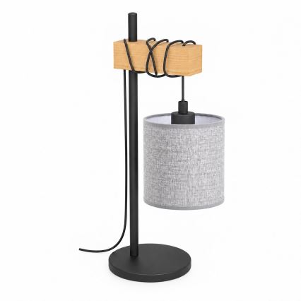 BRILAGI - Lampe de table NUBILA 1xE27/40W/230V marron/noir/gris
