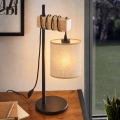BRILAGI - Lampe de table NUBILA 1xE27/40W/230V marron/noir/marron clair
