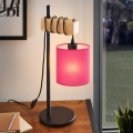 BRILAGI - Lampe de table NUBILA 1xE27/40W/230V marron/noir/rose