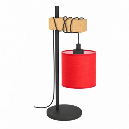 BRILAGI - Lampe de table NUBILA 1xE27/40W/230V marron/noir/rouge