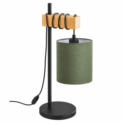 BRILAGI - Lampe de table NUBILA 1xE27/40W/230V marron/noir/vert
