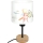 Brilagi - Lampe de table pour enfant BOBO WOOD 1xE27/25W/230V chêne/noir/blanc/motifs animaux