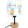 Brilagi - Lampe de table pour enfant BOBO WOOD 1xE27/25W/230V chêne/noir/blanc/motifs animaux