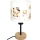 Brilagi - Lampe de table pour enfants BOBO WOOD 1xE27/25W/230V chêne/noir/blanc/à motif oursons