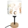 Brilagi - Lampe de table pour enfants BOBO WOOD 1xE27/25W/230V chêne/noir/blanc/à motifs animaux