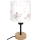 Brilagi - Lampe de table pour enfants BOBO WOOD 1xE27/25W/230V chêne/noir/crème/lapins