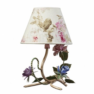 BRILAGI - Lampe de table ROMANCE 1xE14/40W/230V multicolore/beige/patine