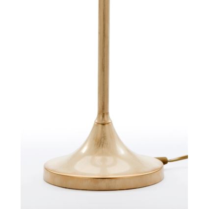 Brilagi - Lampe de table SAPHIRE 1xE27/15W/230V crème/dorée/patinée