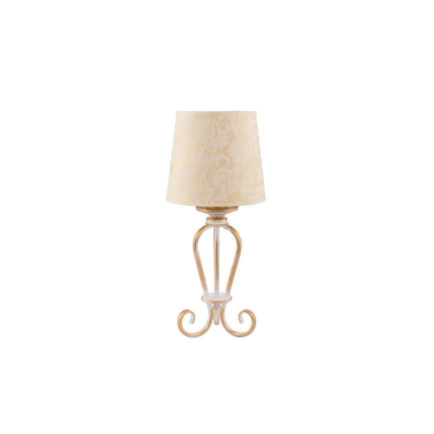Brilagi - Lampe de table SONIA 1xE27/15W/230V crème/patine