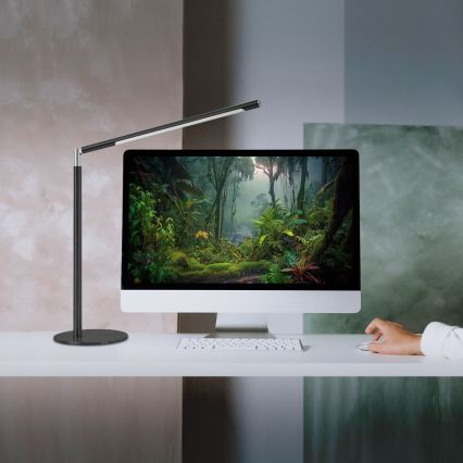 Brilagi - Lampe de bureau tactile dimmable VARIO LED/7W/230V 3000-6500K CRI 96 noire