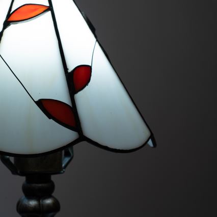 Brilagi - Lampe de table Tiffany en vitrail FOLIA 1xE27/60W/230V
