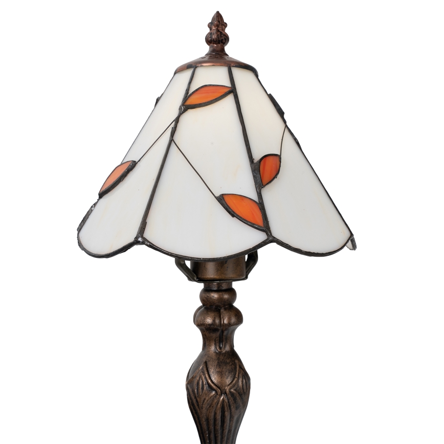 Brilagi - Lampe de table Tiffany en vitrail FOLIA 1xE27/60W/230V