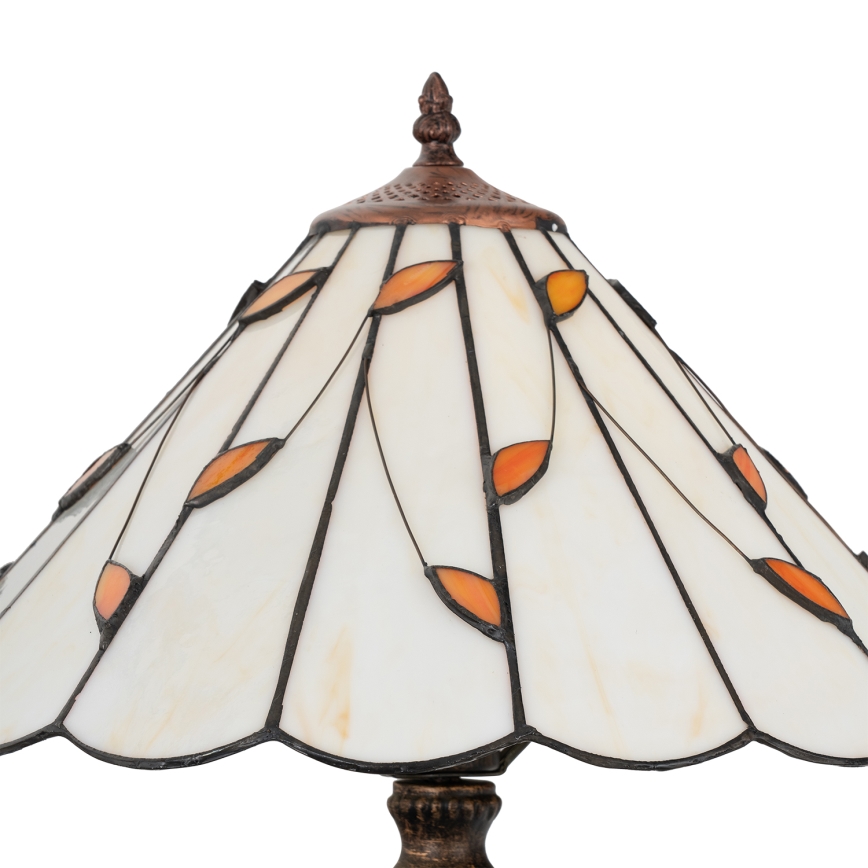 BRILAGI - lampe de table Tiffany en vitrail FOLIA 1xE27/60W/230V