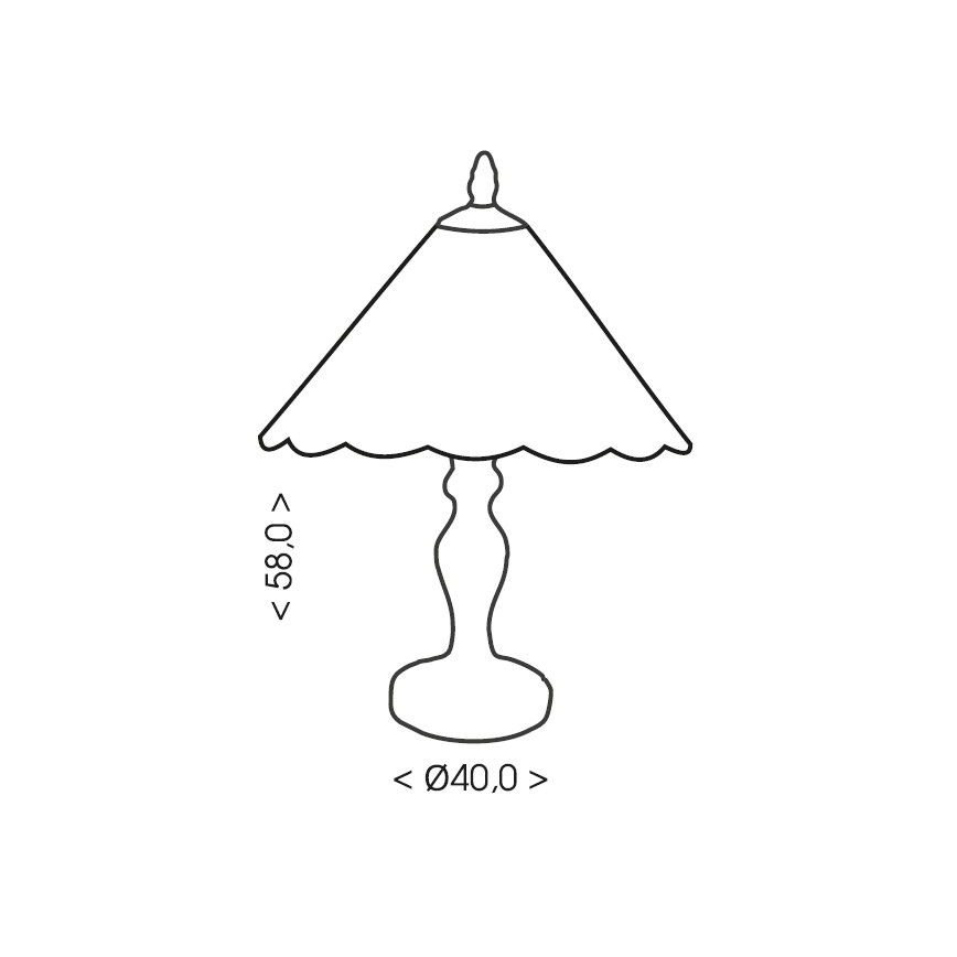 Brilagi - Lampe de table Tiffany en vitrail FOLIA 2xE27/60W/230V