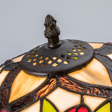 Brilagi - Lampe de table Tiffany en vitrail GARLAN 1xE27/40W/230V