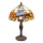 Brilagi - lampe de table Tiffany en vitrail JUNGLE 1xE27/60W/230V