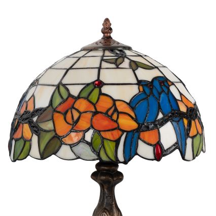 Brilagi - lampe de table Tiffany en vitrail JUNGLE 1xE27/60W/230V