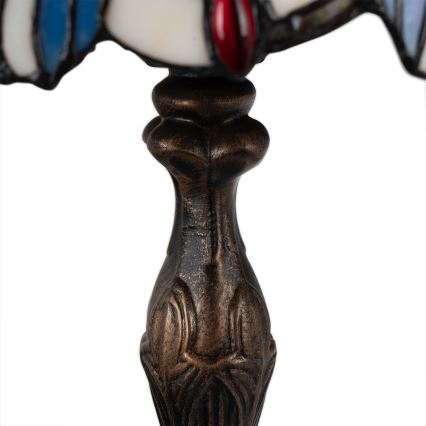 Brilagi - lampe de table Tiffany en vitrail JUNGLE 1xE27/60W/230V