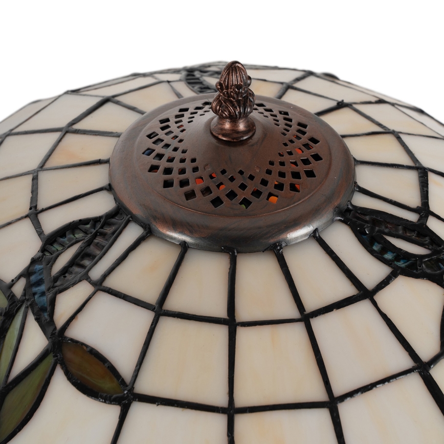 Brilagi - lampe de table Tiffany en vitrail JUNGLE 1xE27/60W/230V