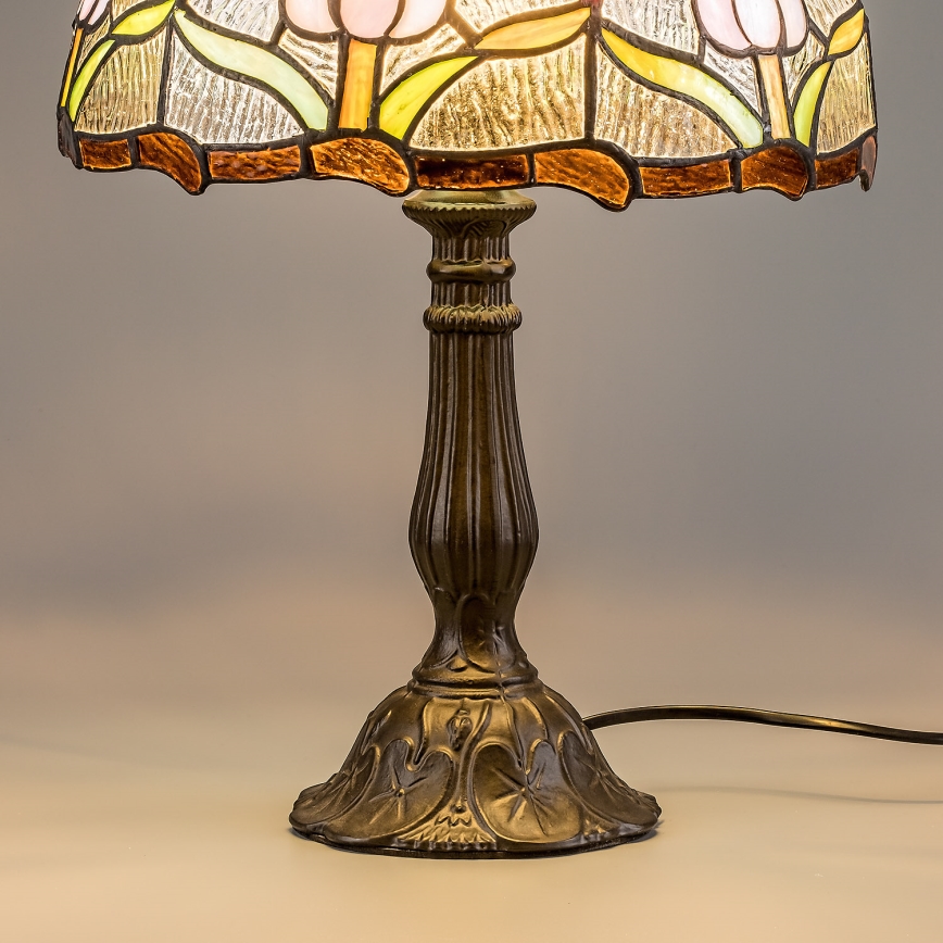 Brilagi - Lampe de table Tiffany en vitrail LORAS 1xE27/40W/230V