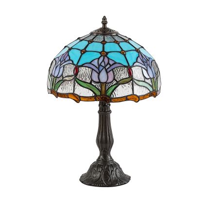 Brilagi - Lampe de table Tiffany en vitrail LORAS 1xE27/40W/230V