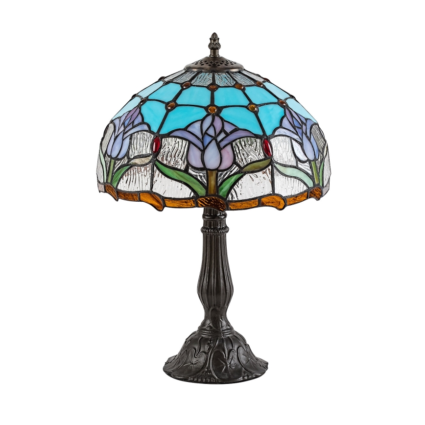 Brilagi - Lampe de table Tiffany en vitrail LORAS 1xE27/40W/230V