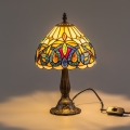 BRILAGI - lampe de table Tiffany en vitrail LUISA 1xE14/40W/230V
