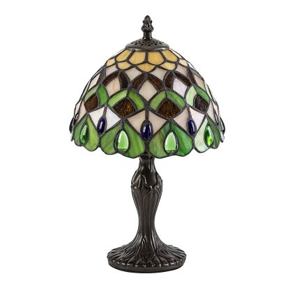 Brilagi - Lampe de table Tiffany en vitrail MARGARET 1xE14/40W/230V