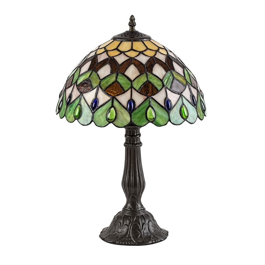 Brilagi - lampe de table Tiffany en vitrail MARGARET 1xE27/40W/230V