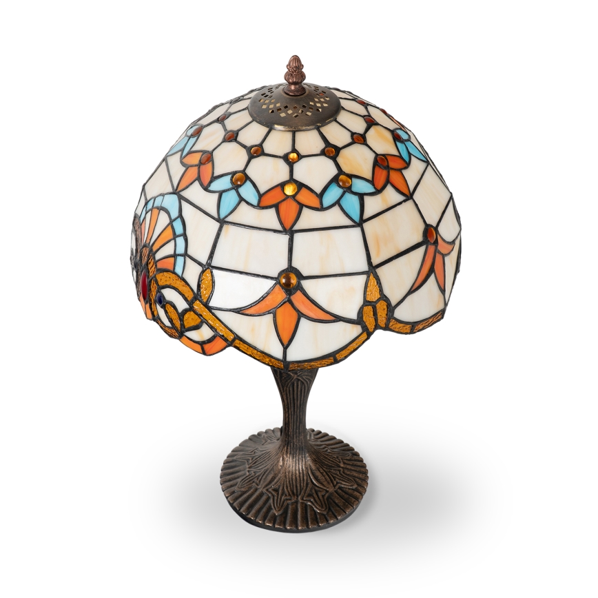 Brilagi - lampe de table Tiffany en vitrail MIRABELLA 1xE27/60W/230V
