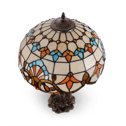 Brilagi - Lampe de table Tiffany en vitrail MIRABELLA 1xE27/60W/230V
