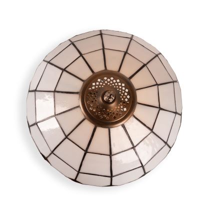 Brilagi - Lampe de table Tiffany en vitrail SIENNA 1xE27/60W/230V