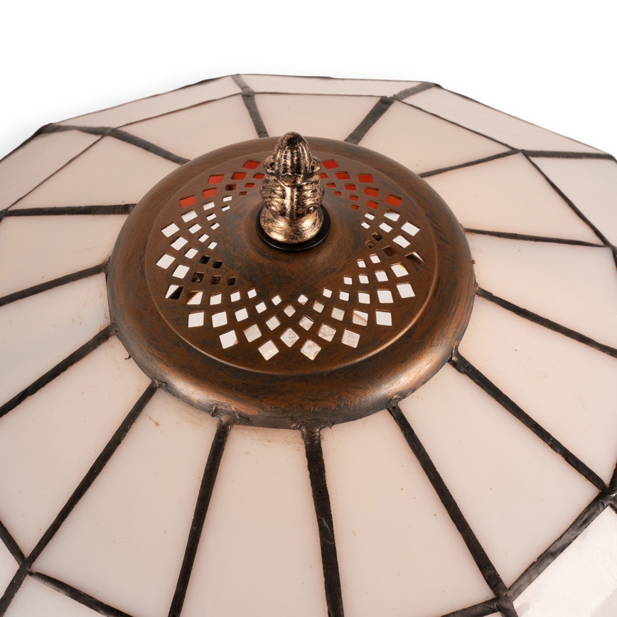 Brilagi - Lampe de table Tiffany en vitrail SIENNA 1xE27/60W/230V
