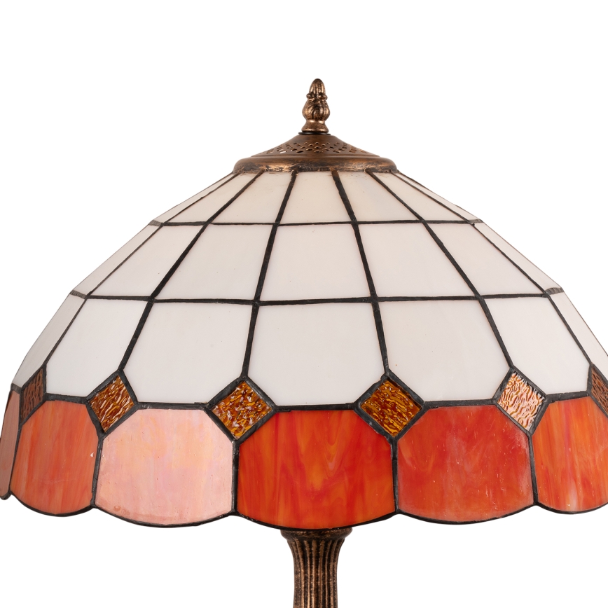 Brilagi - Lampe de table Tiffany en vitrail SIENNA 2xE27/60W/230V