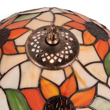 Brilagi - lampe de table Tiffany en vitrail SUNFLOWER 1xE27/60W/230V
