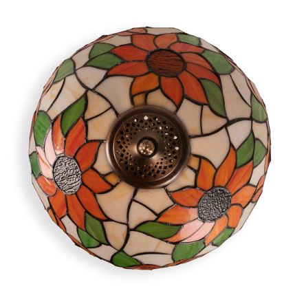 Brilagi - lampe de table Tiffany en vitrail SUNFLOWER 1xE27/60W/230V
